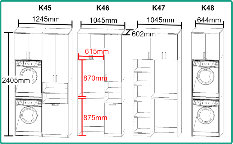 K45, K46, K47, K48 koty